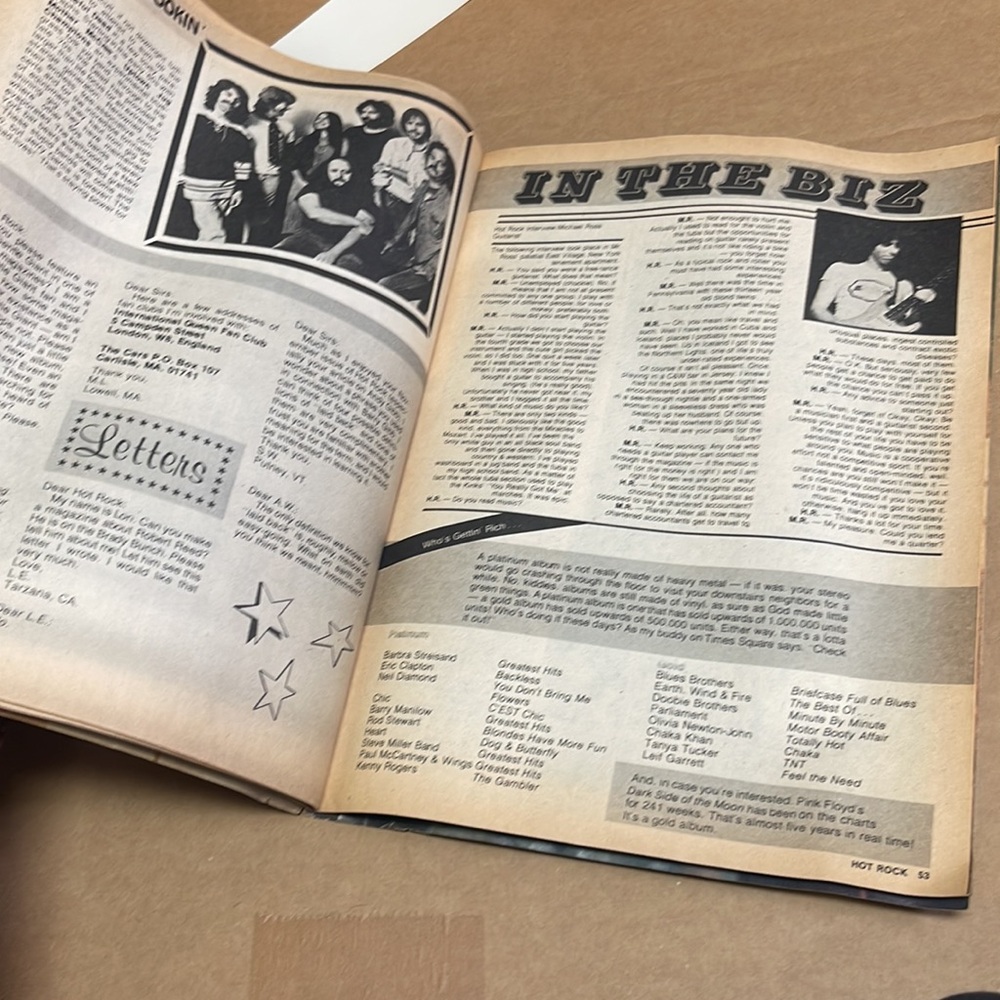 1979 Hot Rock Magazine - Picture 11 of 14